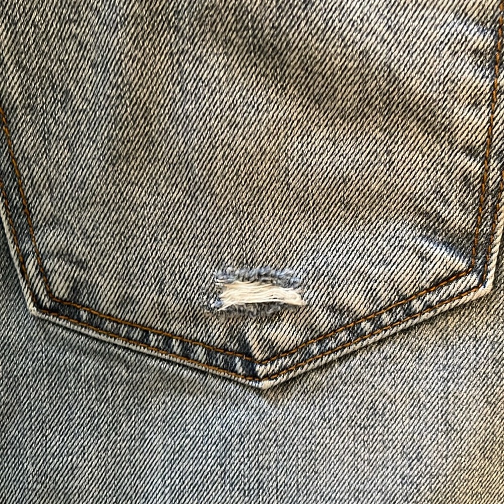Kancan Destroyed Denim Skirt Size Med. - Picture 4 of 7